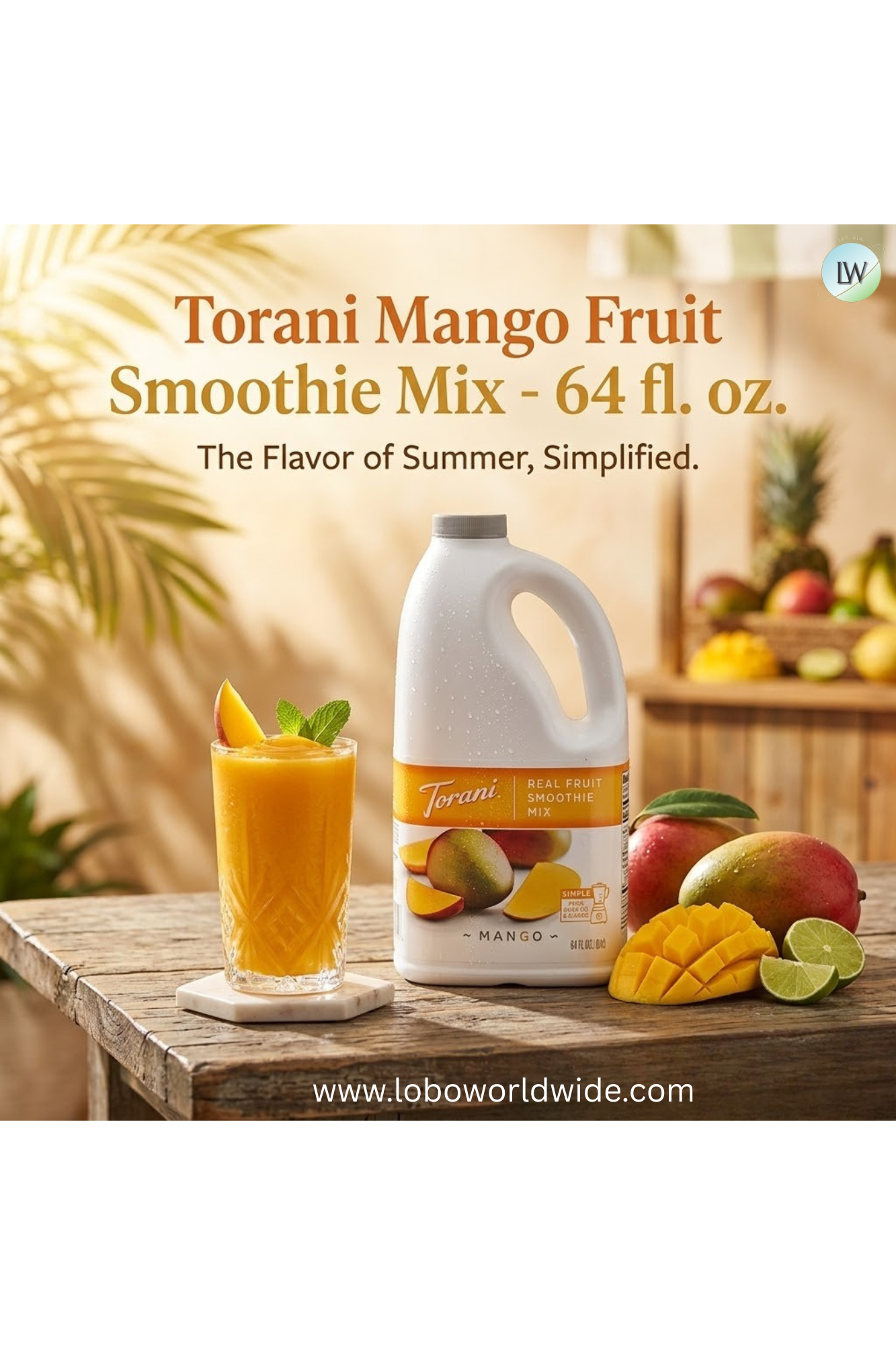 Torani Fruit Smoothie Mix- 64 fl. oz.