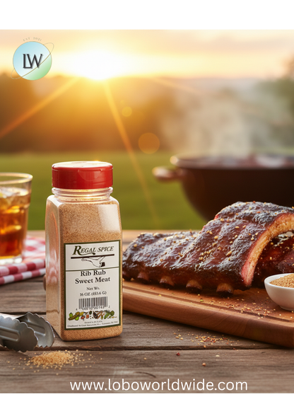 Regal Sweet Meat Rib Rub (Various Sizes)