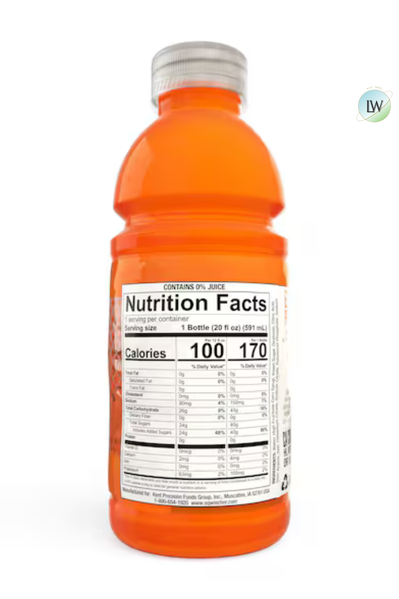 Sqwincher Sports Drink, Regular, 20 oz ready to drink,PK24(Various Flavours)