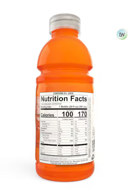 Sqwincher Sports Drink, Regular, 20 oz ready to drink,PK24(Various Flavours)