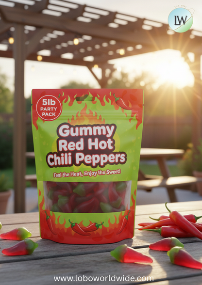 Gummy Red Hot Chili Peppers(Various Sizes)