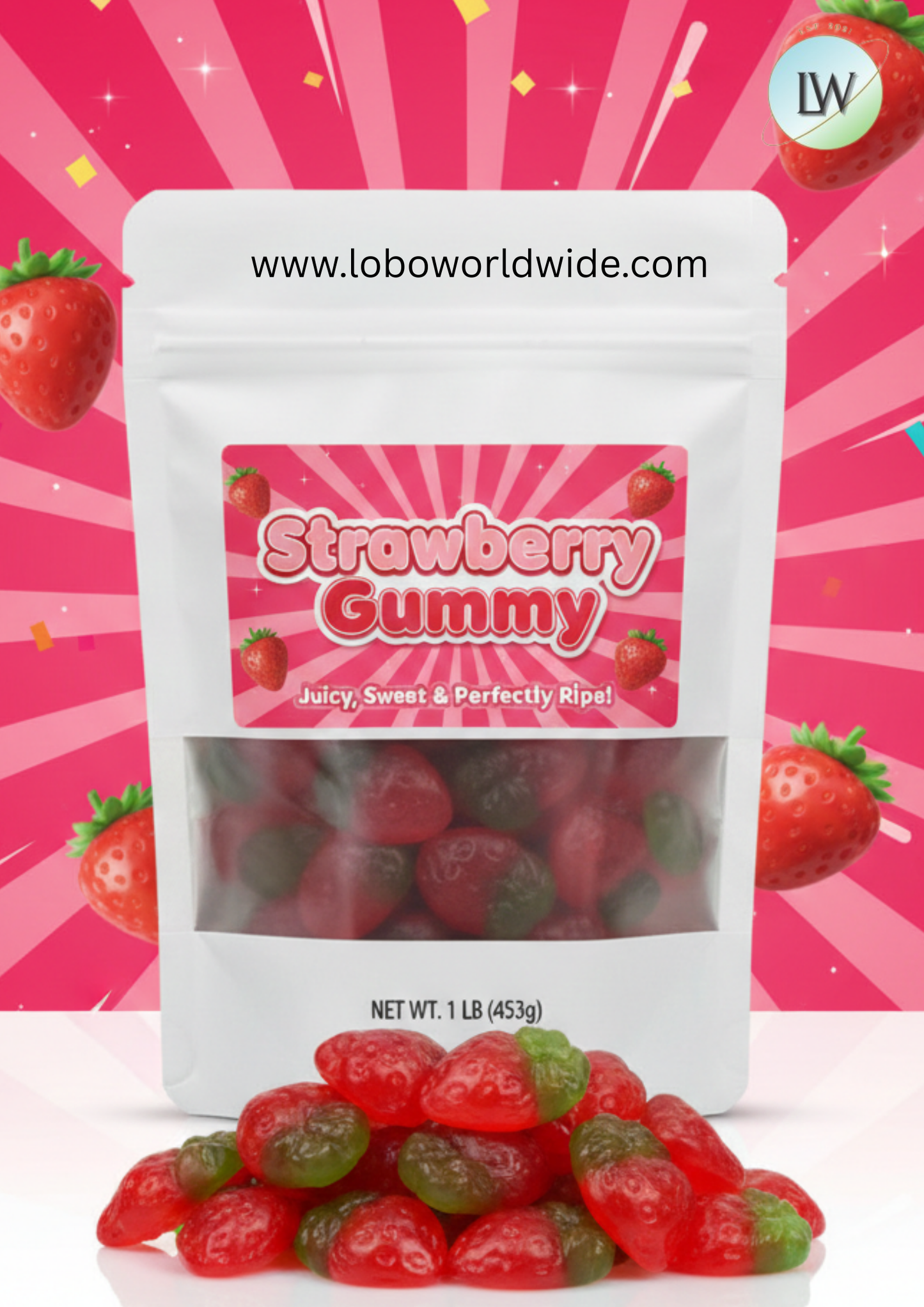 Strawberry Gummy(Various Sizes)