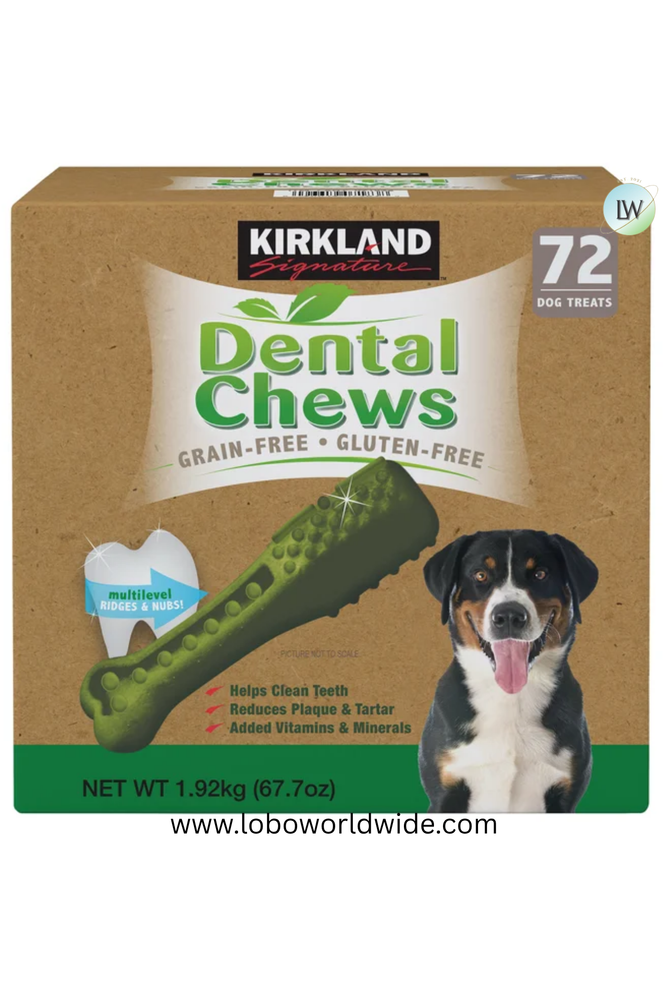 Kirkland Signature Dental Chews, 72-count