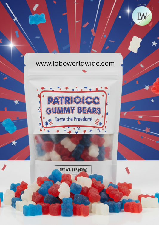Patriotic Gummy Bears (Various Sizes)