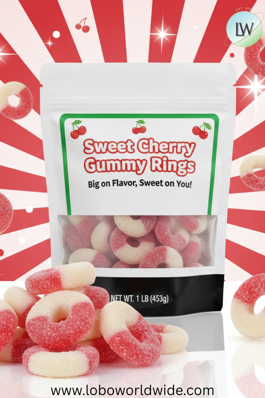 Sweet Cherry Gummy Rings (Various Sizes)