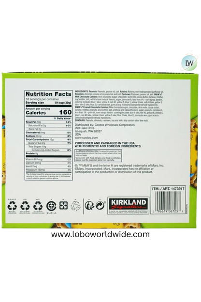 Kirkland Signature Trail Mix Snack Packs, 2 oz, 28-count
