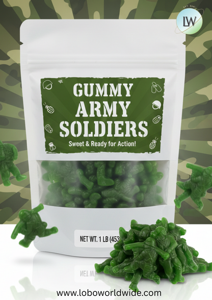 Gummy Army Soldiers(Various Sizes)
