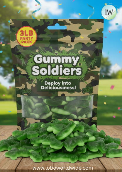 Gummy Army Soldiers(Various Sizes)