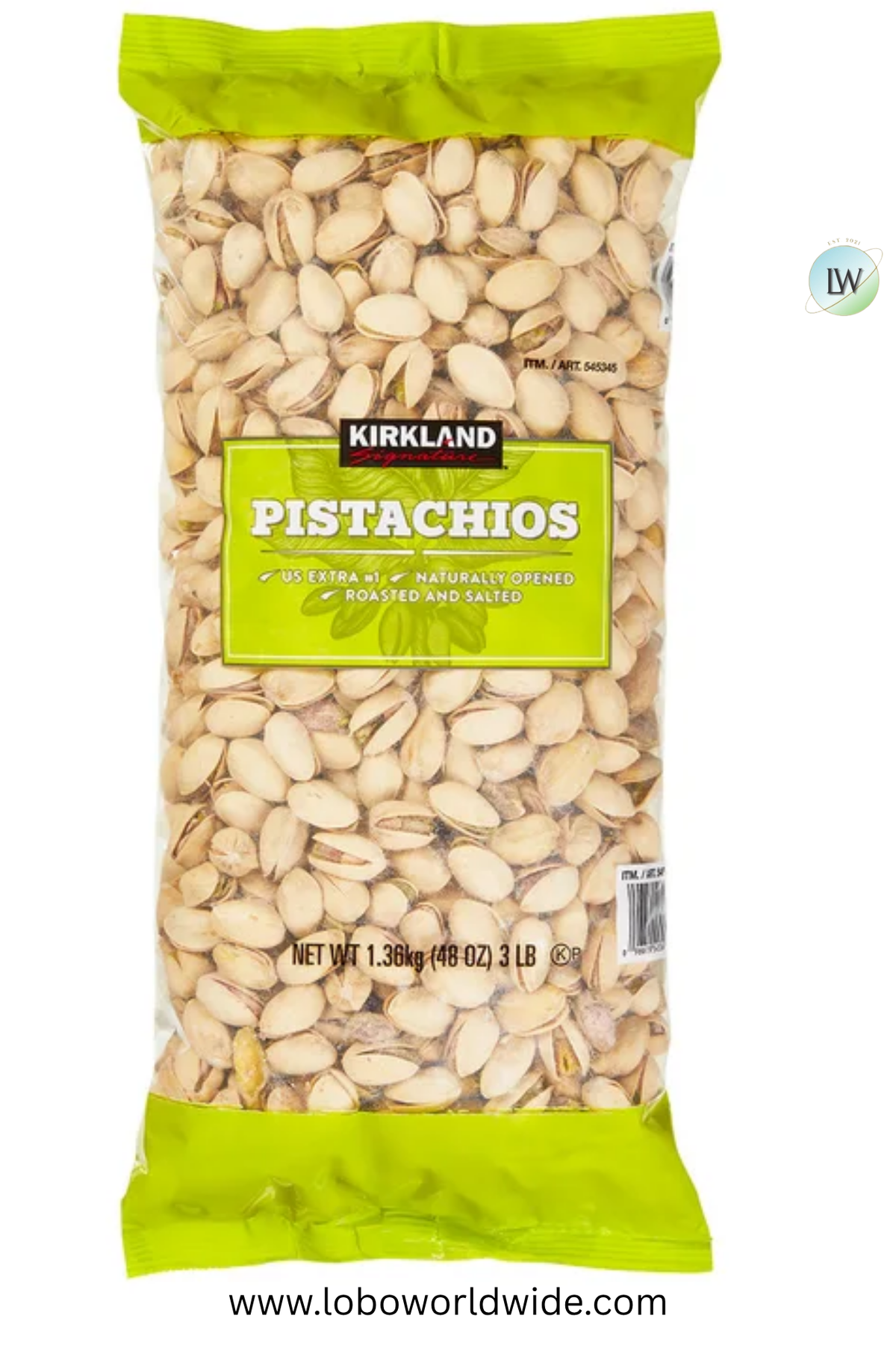 Shell Lobo Kirkland Signature In-Shell Pistachios, Salted, 3 lbs – Lobo Worldwide Inc.