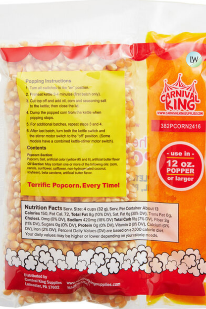 Carnival King All-In-One Popcorn Kit(Various Sizes)
