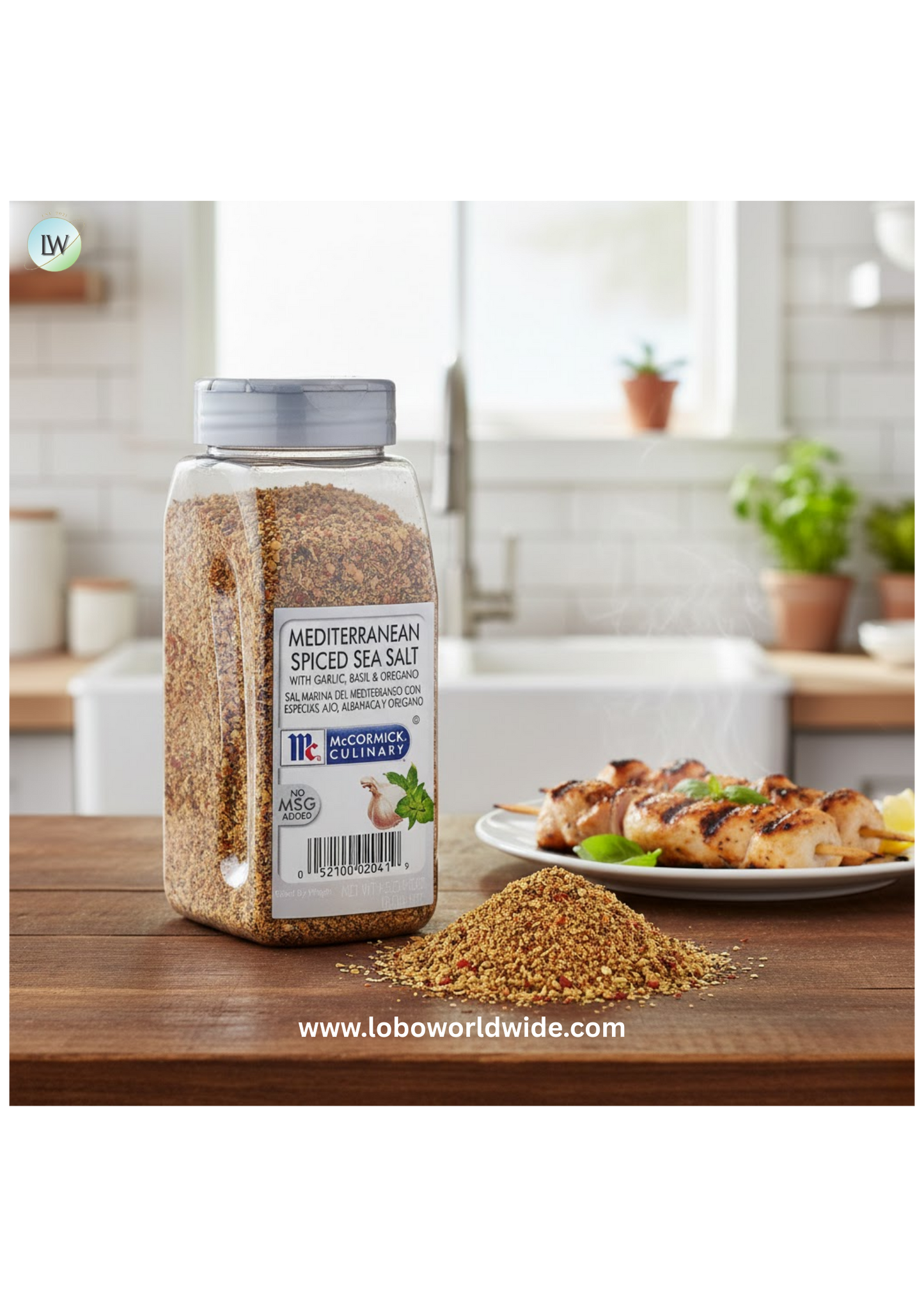 McCormick Culinary Mediterranean Spiced Sea Salt 13 oz.