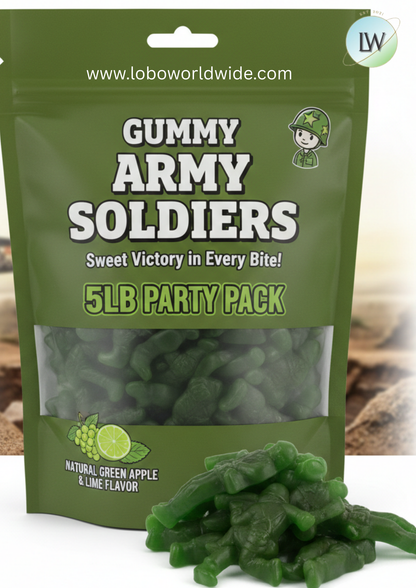 Gummy Army Soldiers(Various Sizes)