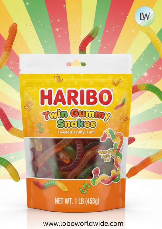 Haribo Twin Gummy Snakes(Various Sizes)