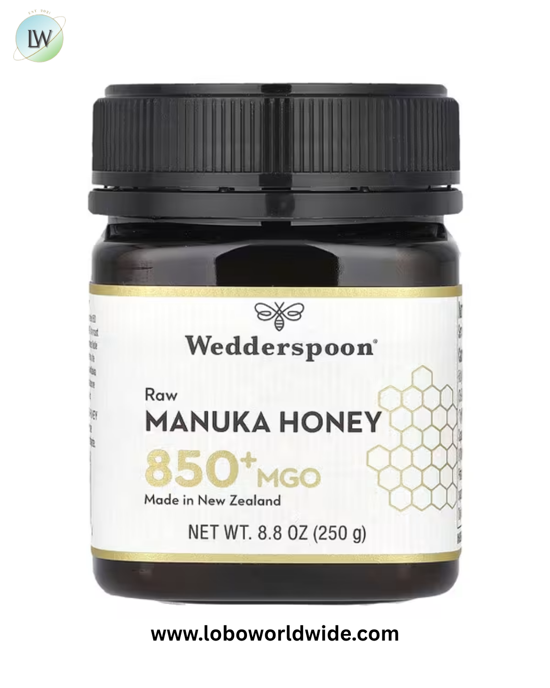"Wedderspoon, Raw Manuka Honey, 8.8 oz (250 g)"