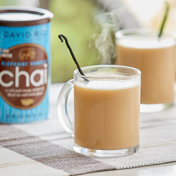 David Rio Elephant Vanilla Chai Tea Latte Mix 14 oz.