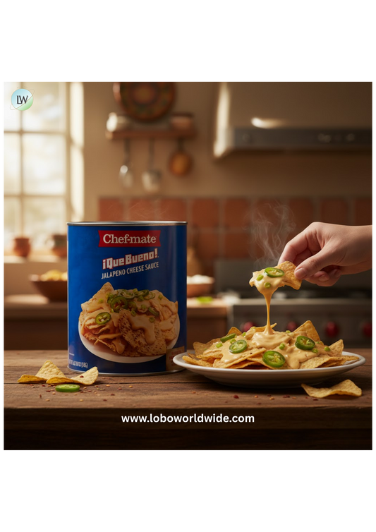 Chef-Mate Que Bueno Jalapeno Cheddar Cheese Sauce #10 Can