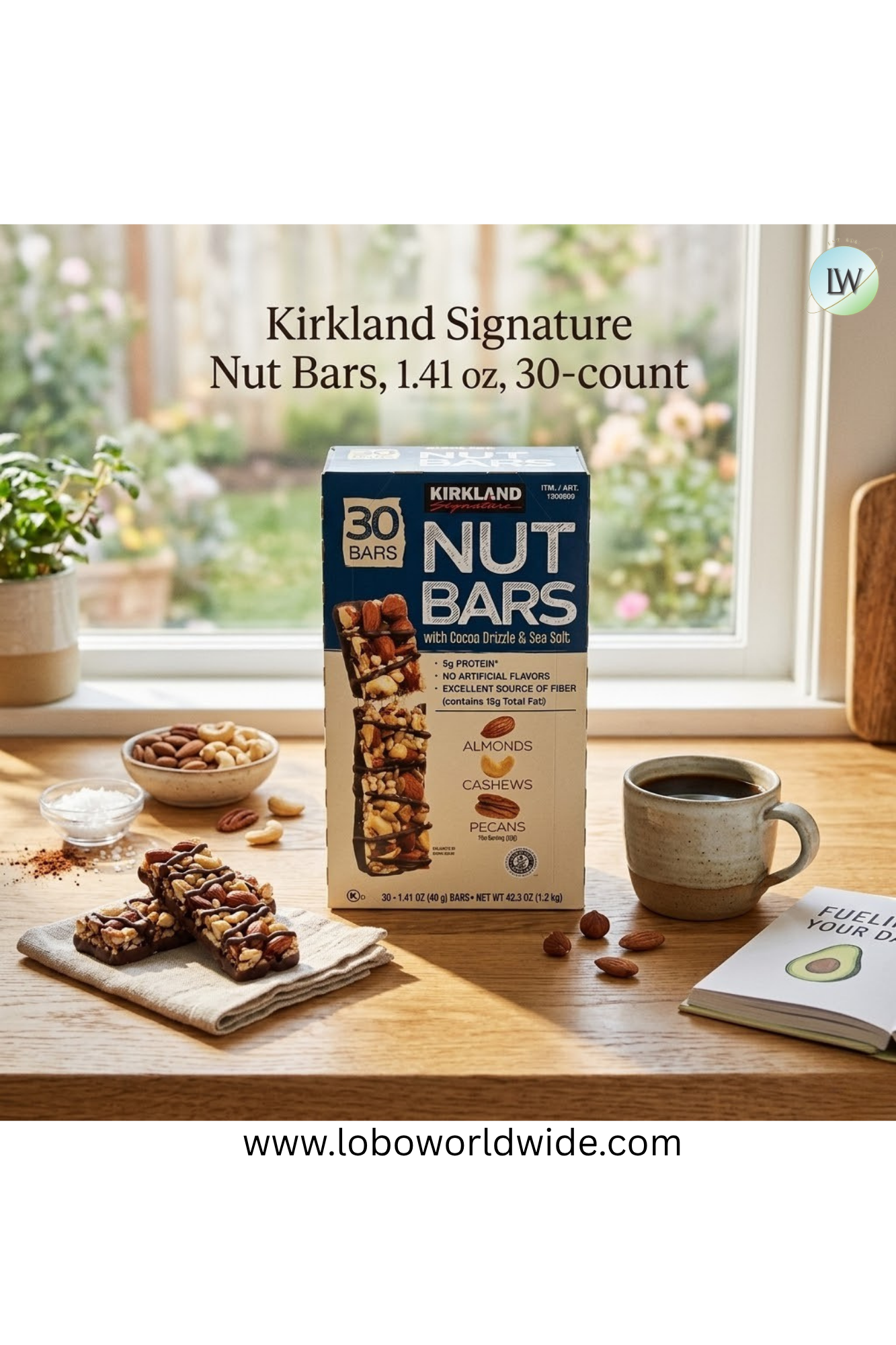 Kirkland Signature Nut Bars, 1.41 oz, 30-count