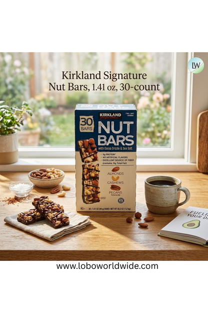 Kirkland Signature Nut Bars, 1.41 oz, 30-count