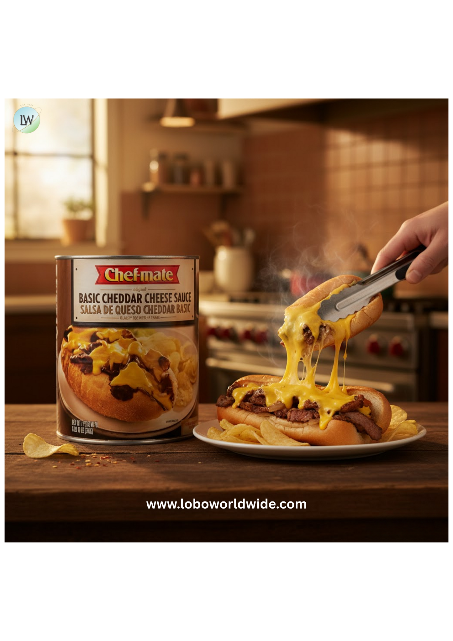 Chef-Mate #10 Can Basic Cheddar Cheese Sauce