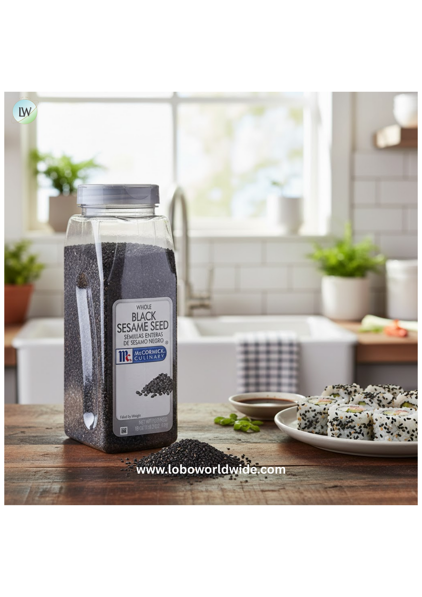 McCormick Culinary Black Sesame Seeds(Various Sizes)