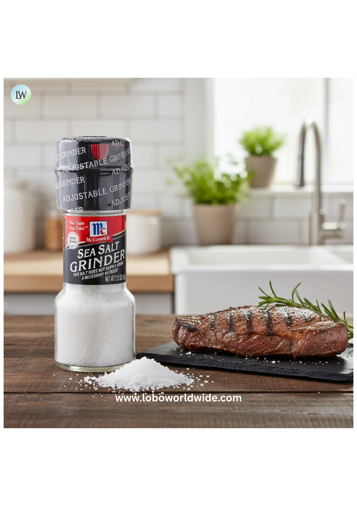 McCormick Sea Salt Grinder 2.12 oz. (various sizes)