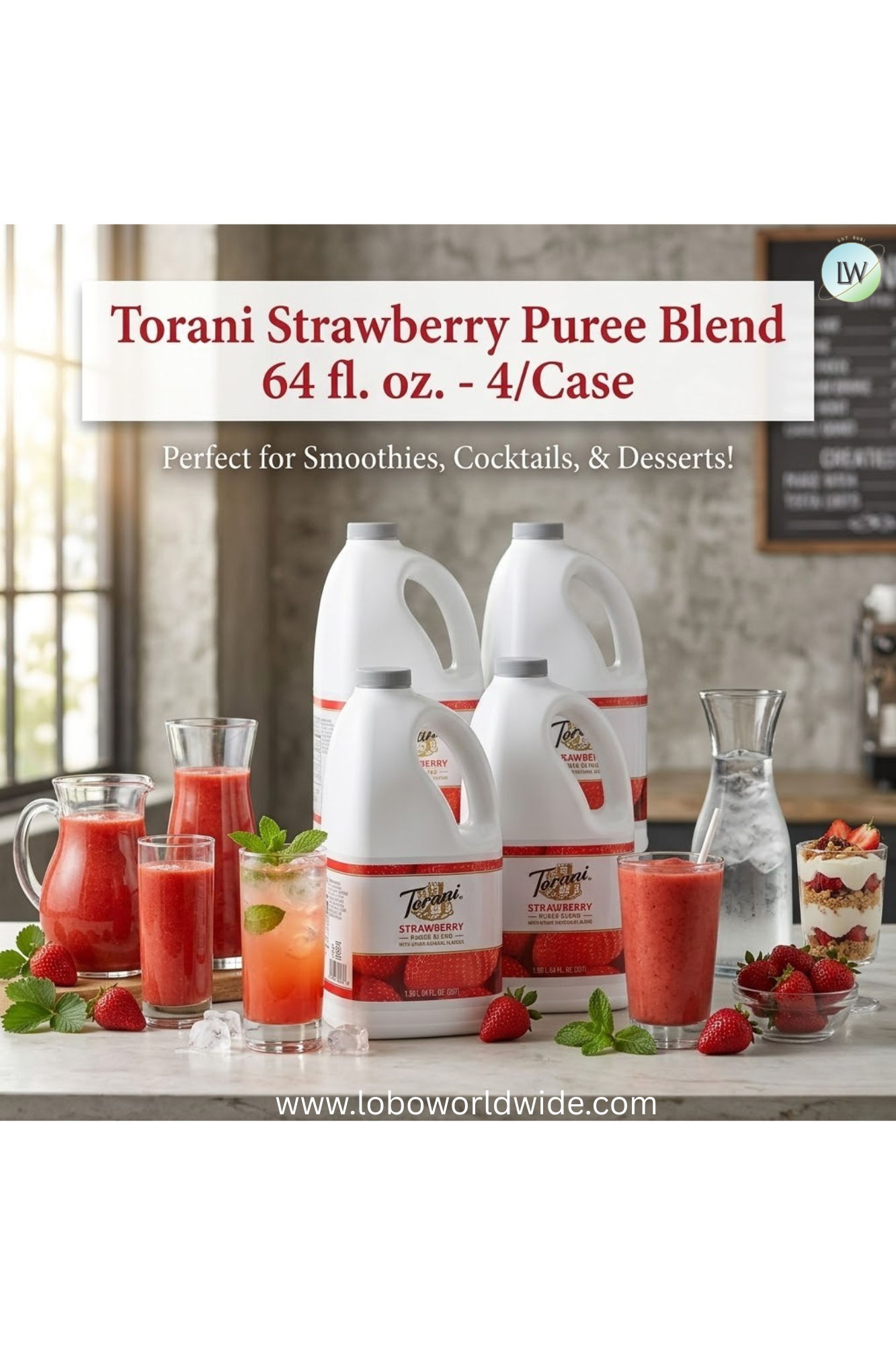 ToraniPuree Blend 64 fl. oz. - 4/Case