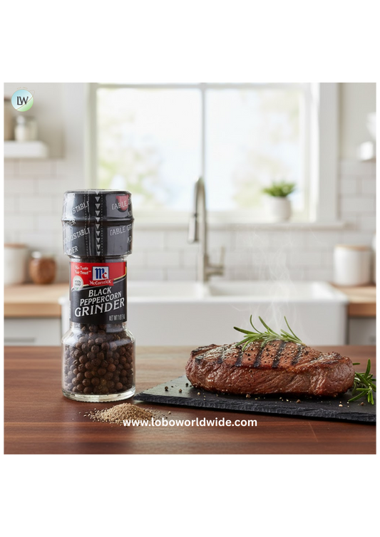 McCormick Black Peppercorn Grinder 1.24 oz. - 6/Pack