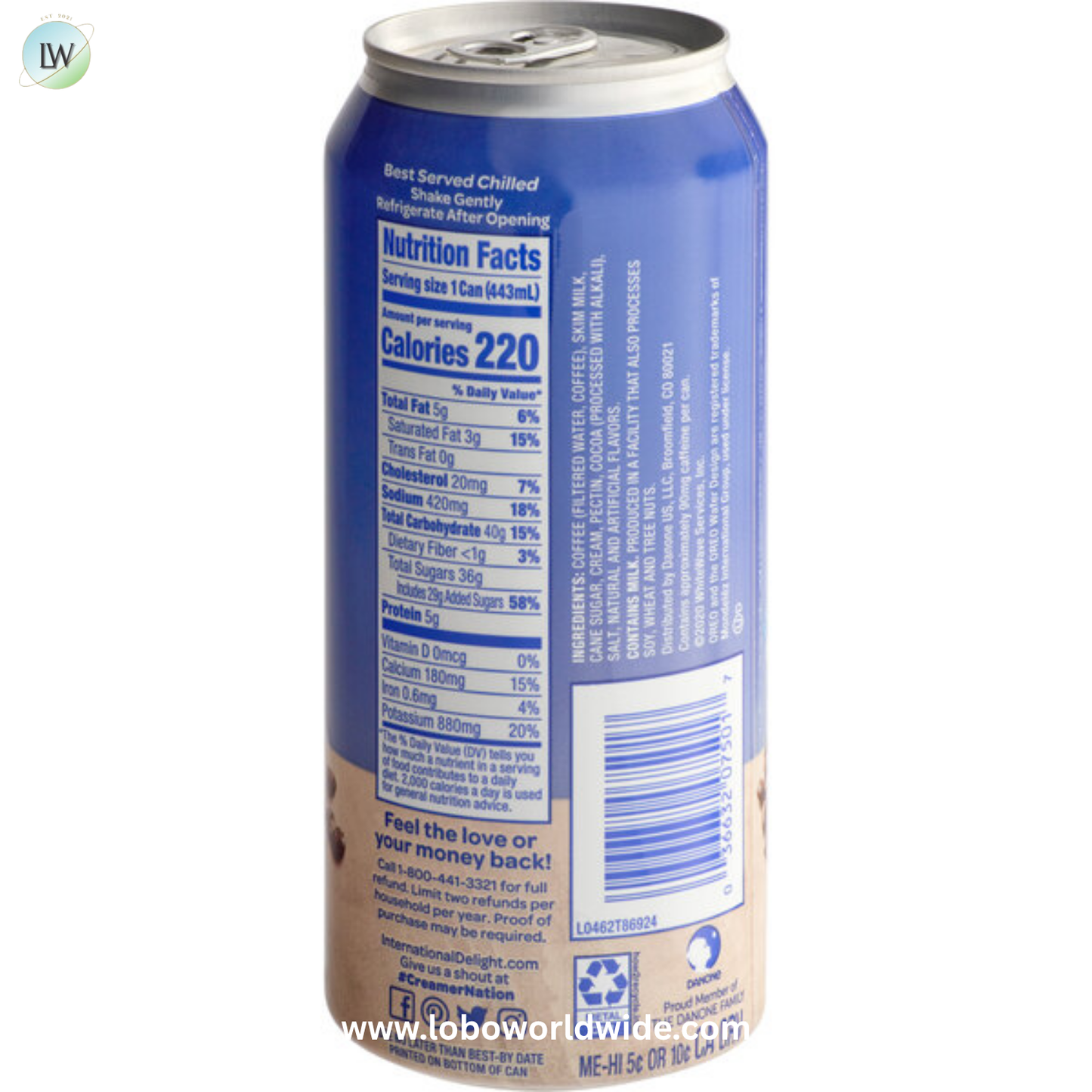 International Delight Coffee 15 fl. oz. - 12/Case