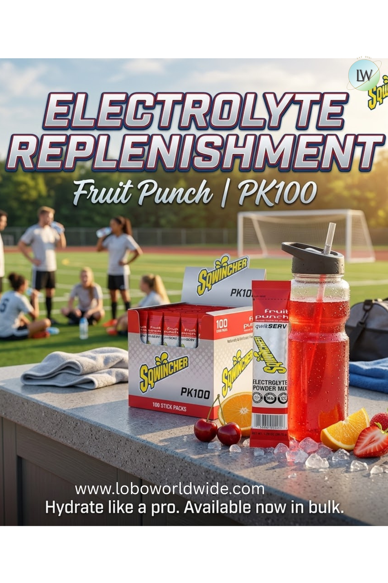 Sqwincher Electrolyte Replenishment 100pk(Various Flavours)