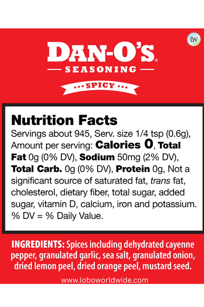 Dan-O's Seasoning Spicy & Chipotle - All-Purpose Seasoning - Great for cooking and grilling anything - Large 2 Bottle Combo (20 oz)