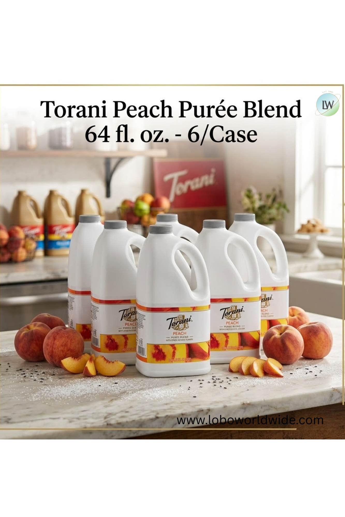 ToraniPuree Blend 64 fl. oz. - 4/Case