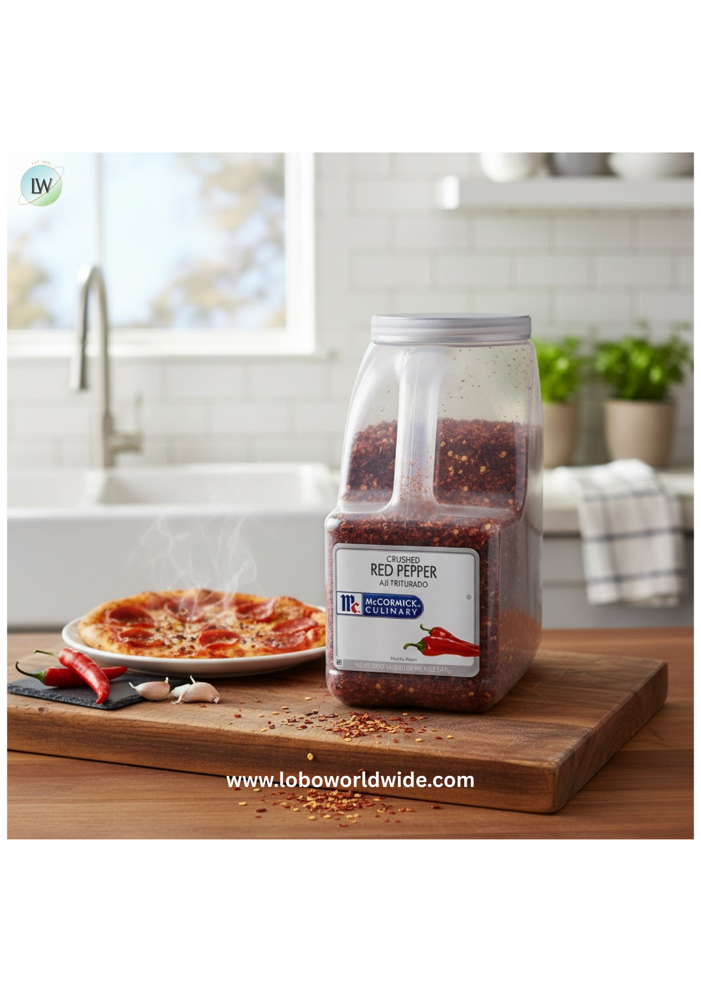 McCormick Culinary Crushed Red Pepper - 3.25 lb.