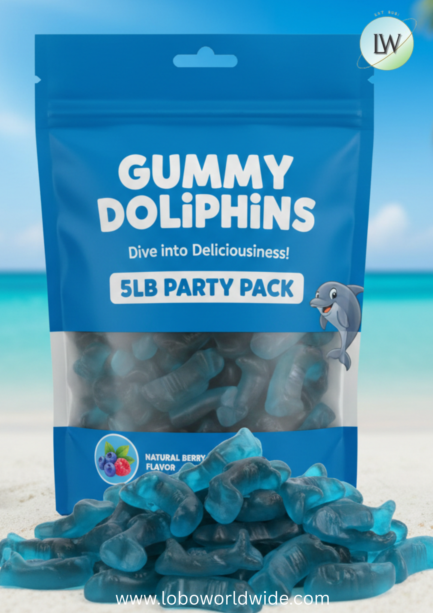 Gummy Dolphins(Various Sizes)