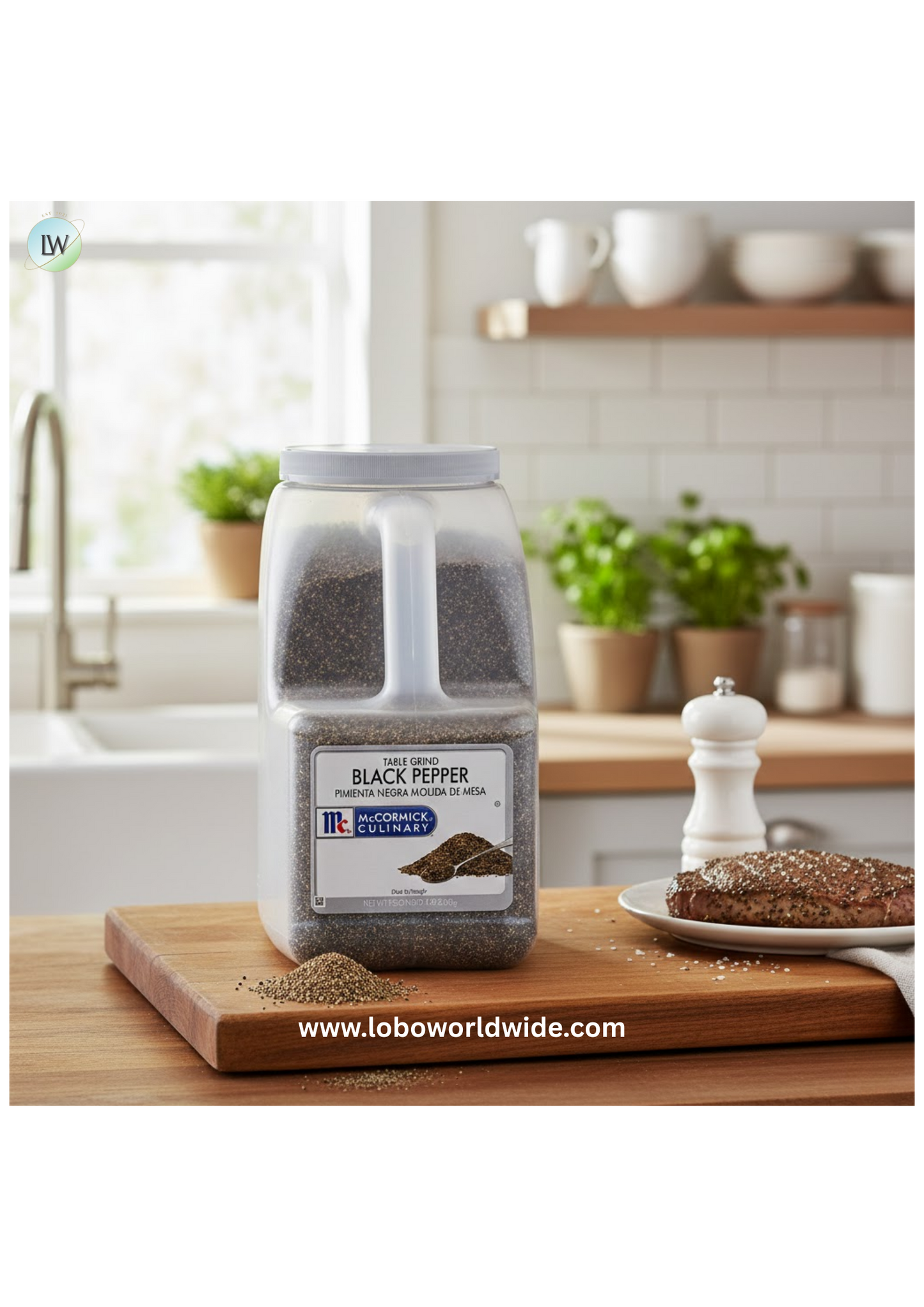 McCormick Culinary Table Grind Black Pepper 5 lb.