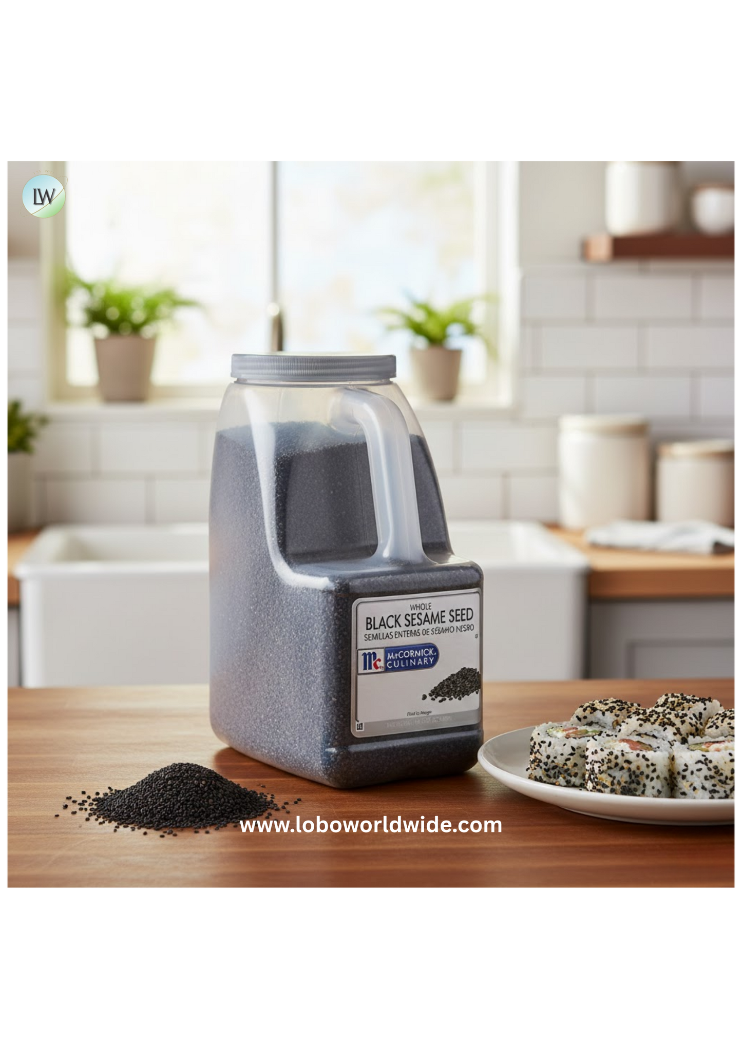 McCormick Culinary Black Sesame Seeds(Various Sizes)