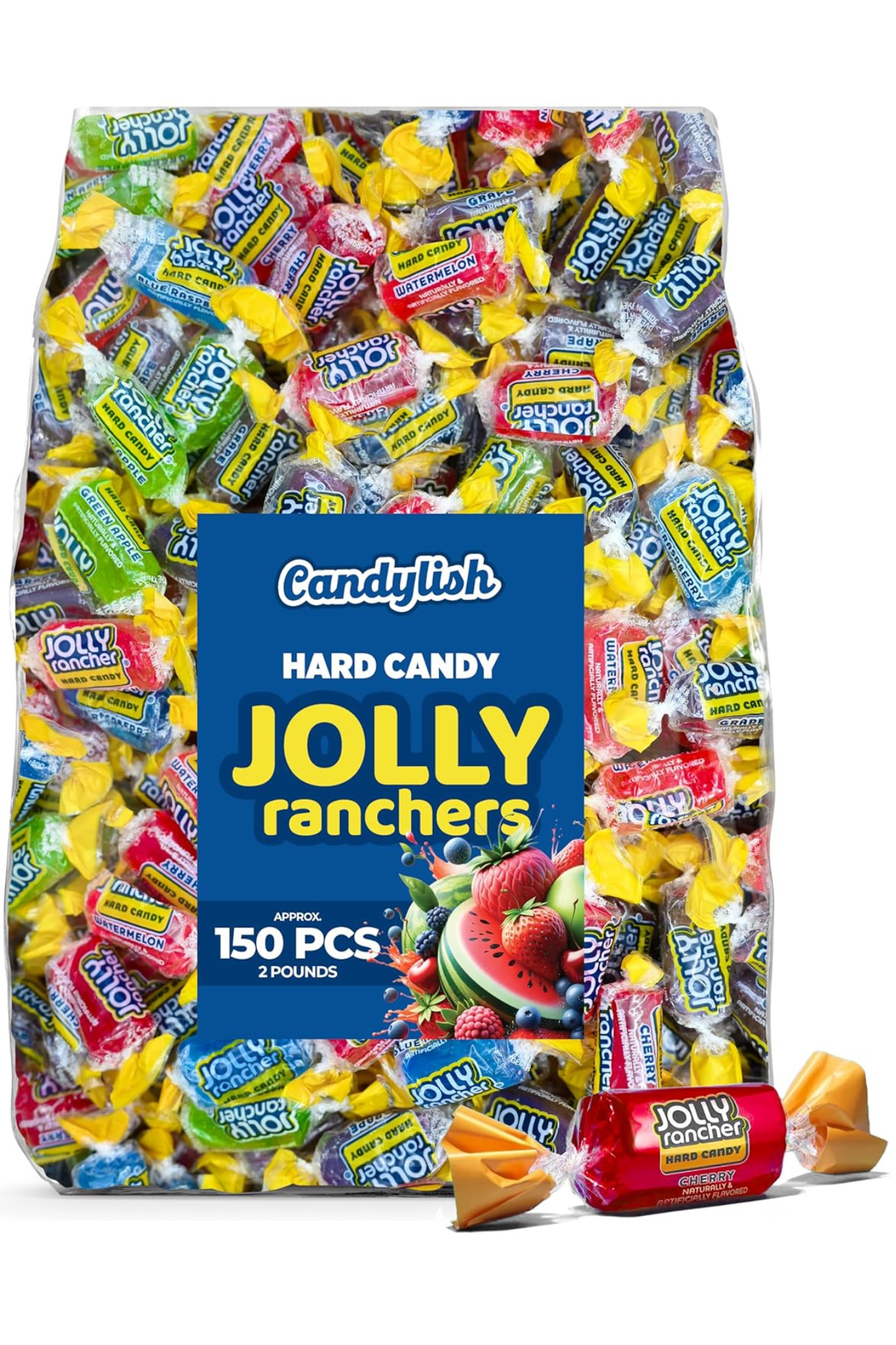 Jolly Ranchers Hard Candy Assorted - Fruit-Flavored Party Treats