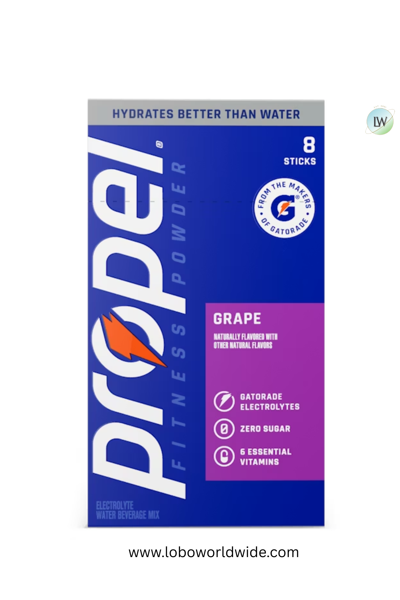 Gatorade Propel Hydration- 40 sticks(Pack OF 5, each pack contains 8 sticks)(Various Flavours)