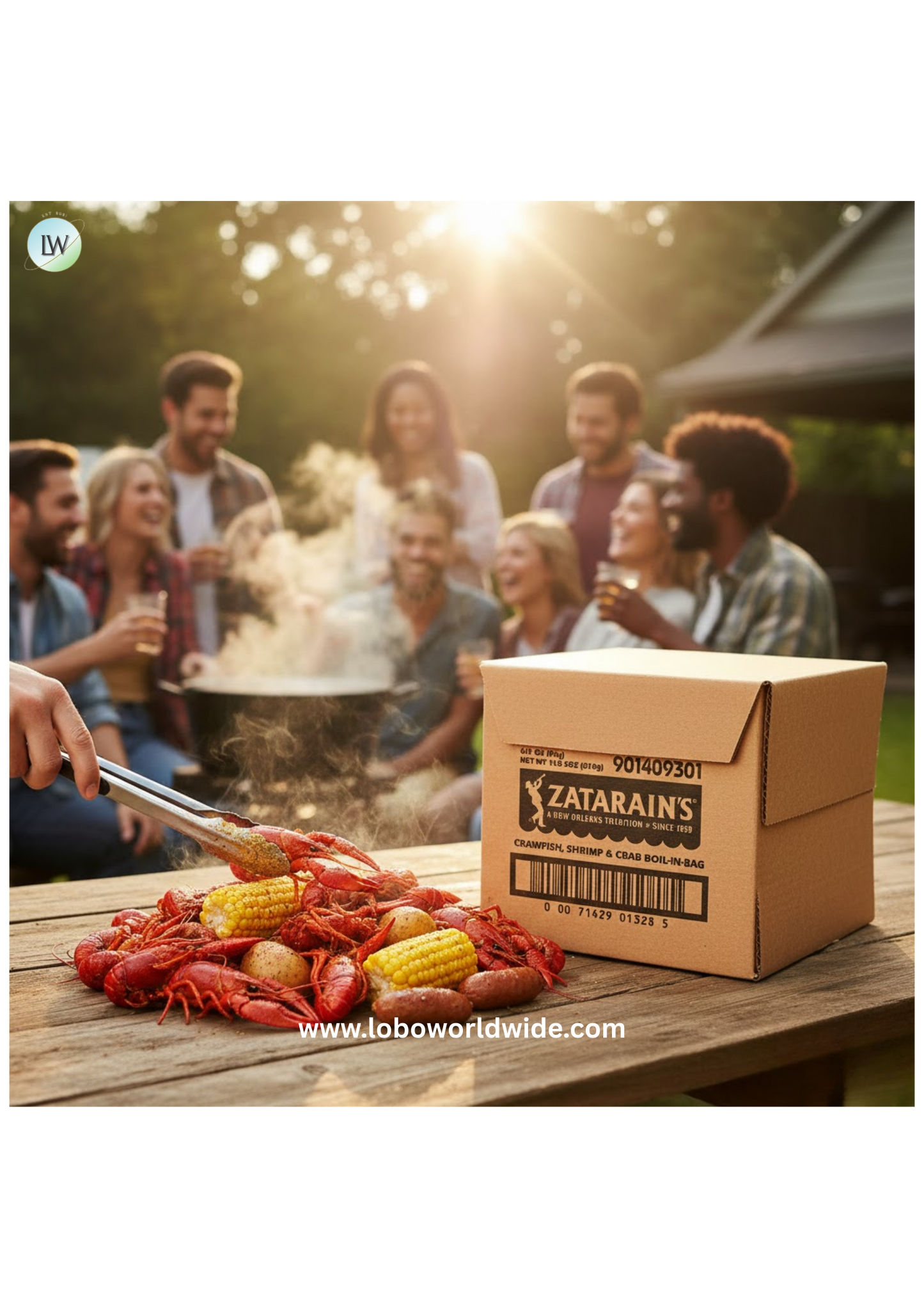 Zatarain's Crawfish, Shrimp & Crab Boil, 3 oz