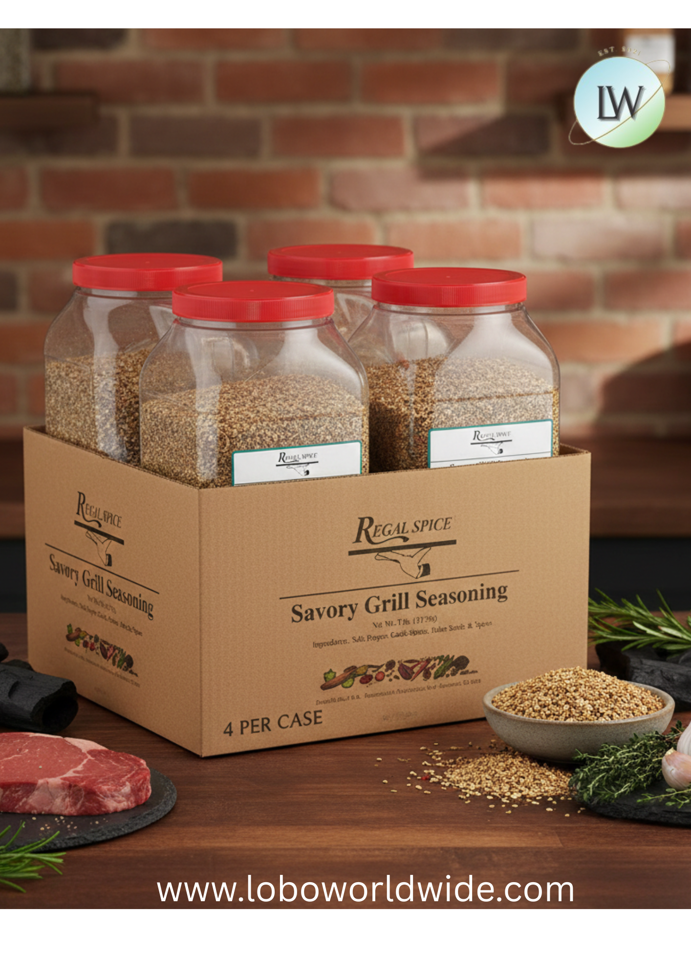 Regal Savory Grill Seasoning (Various Sizes)