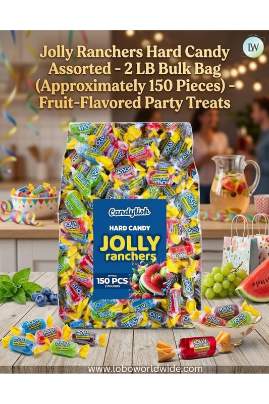 Jolly Ranchers Hard Candy Assorted - Fruit-Flavored Party Treats