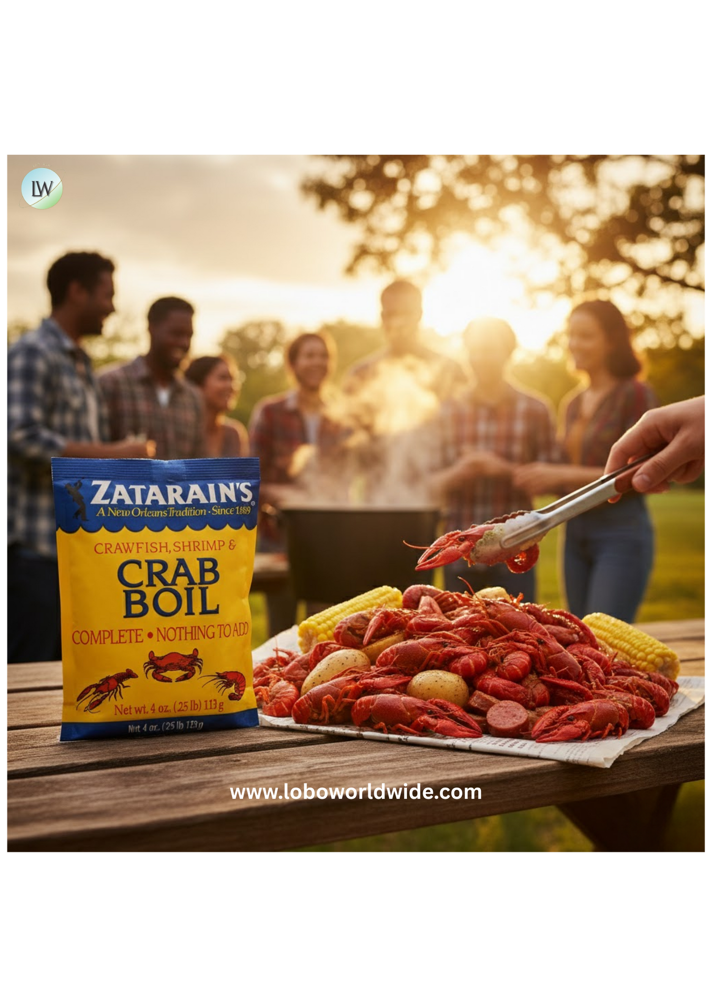 Zatarain's Crawfish, Shrimp & Crab Boil, 4 oz (Pack of 12)