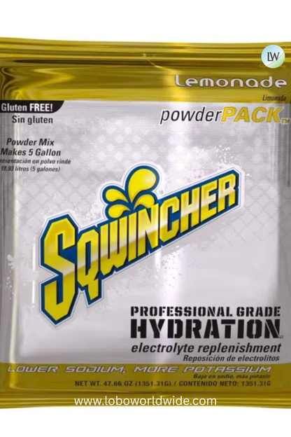 Sqwincher Powder Pack, 5-Gallon Size, Case of 16(VARIOUS FLAVOURS)