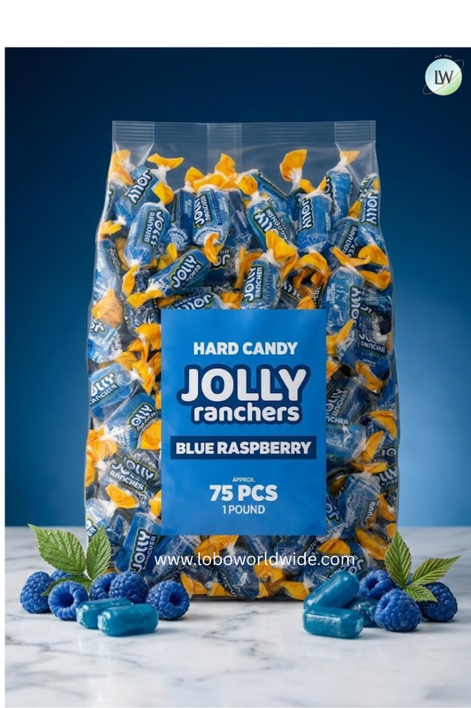 Jolly Ranchers Hard Candy – Original Flavor – 1 LB Bulk Bag (Approx. 75 Pieces) – Individually Wrapped Tart & Sweet Treats for Baby Showers, Back to School, Birthdays & Gift Bags