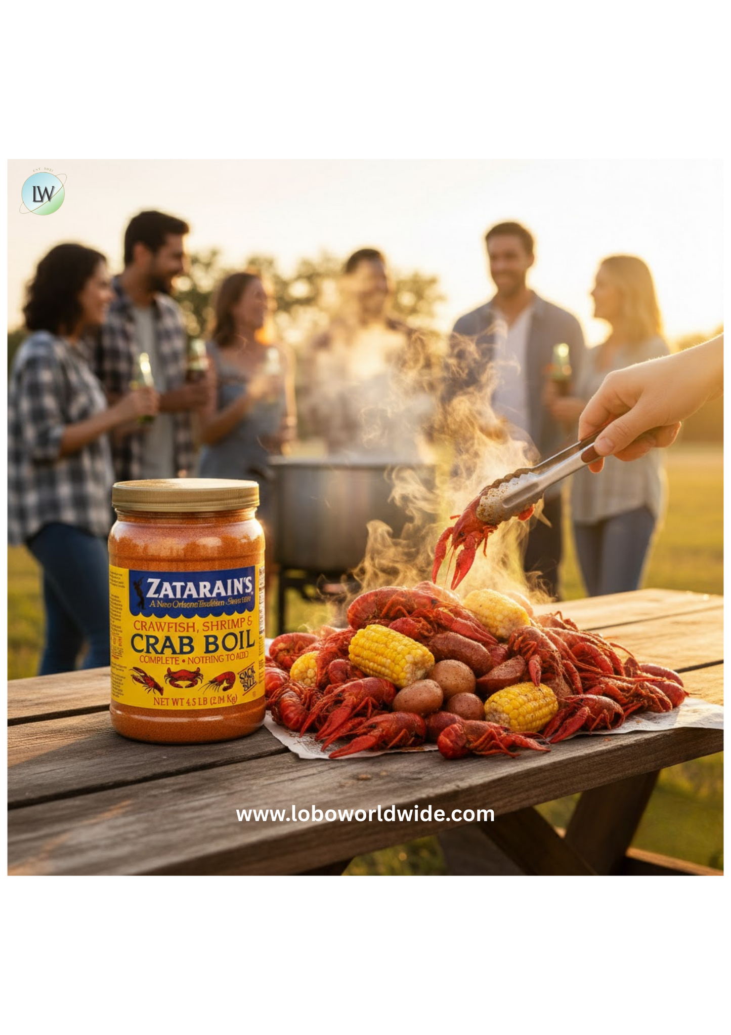Zatarain's Crawfish, Shrimp & Crab Boil, 4.5 lb