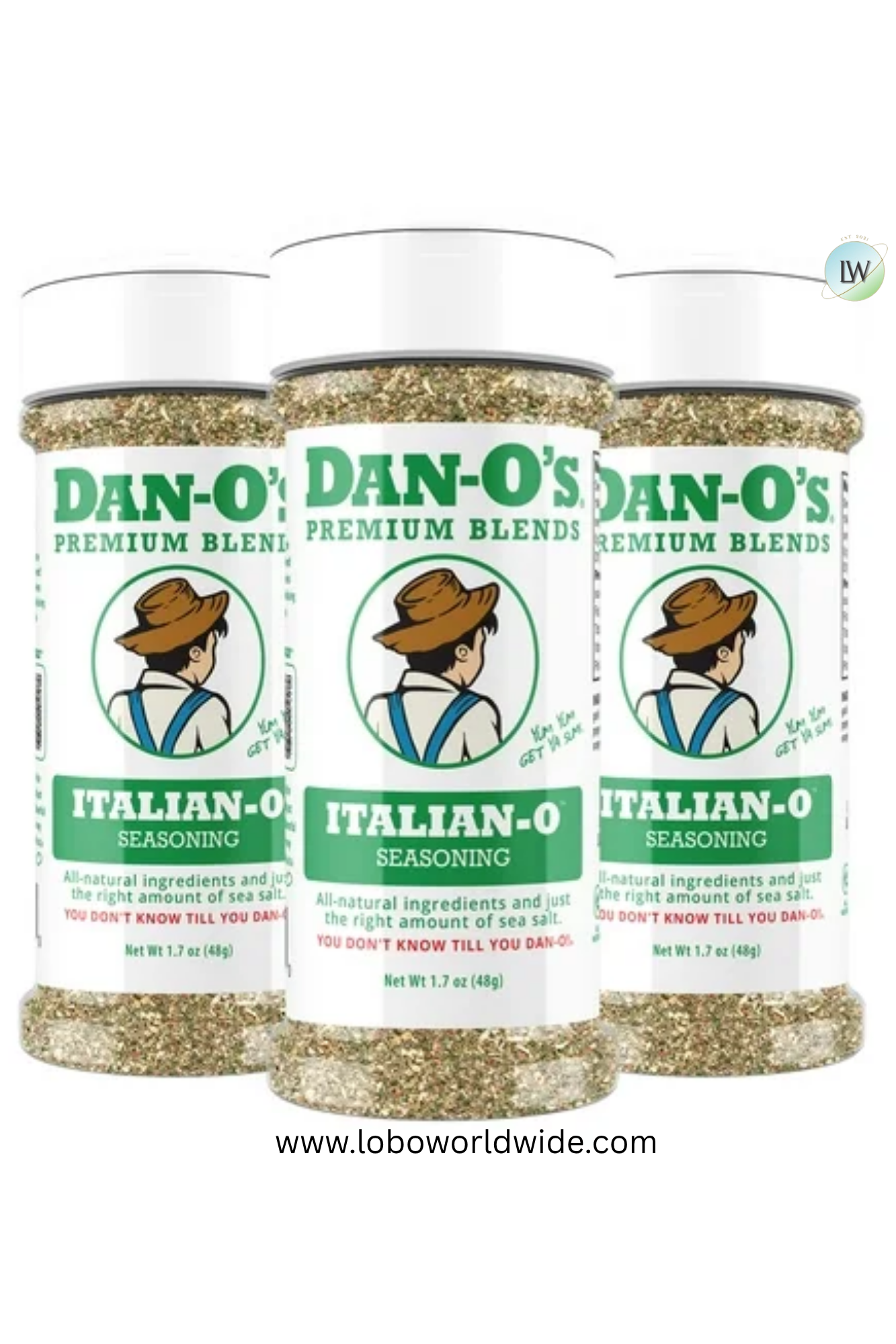 Dan-O's Seasoning - Italian-O™ - 3 Pack Small Bottles