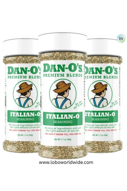 Dan-O's Seasoning - Italian-O™ - 3 Pack Small Bottles