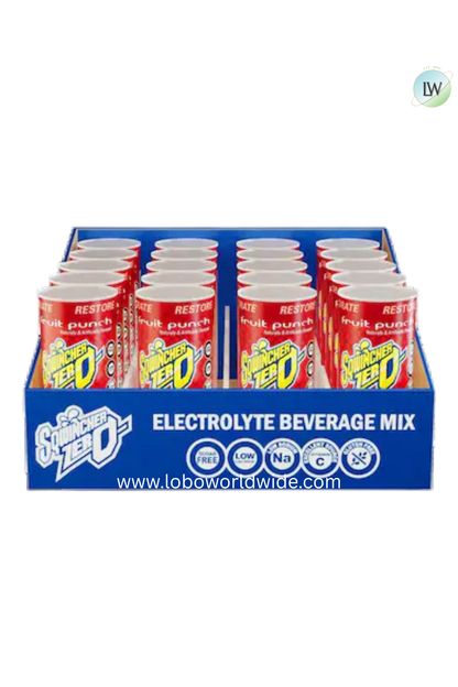 Sqwincher Qwik Stik(TM) Sugar Free Drink Mix Powder 20 oz Yield Per 0.11 oz Unit,Pk10(Various Flavours)