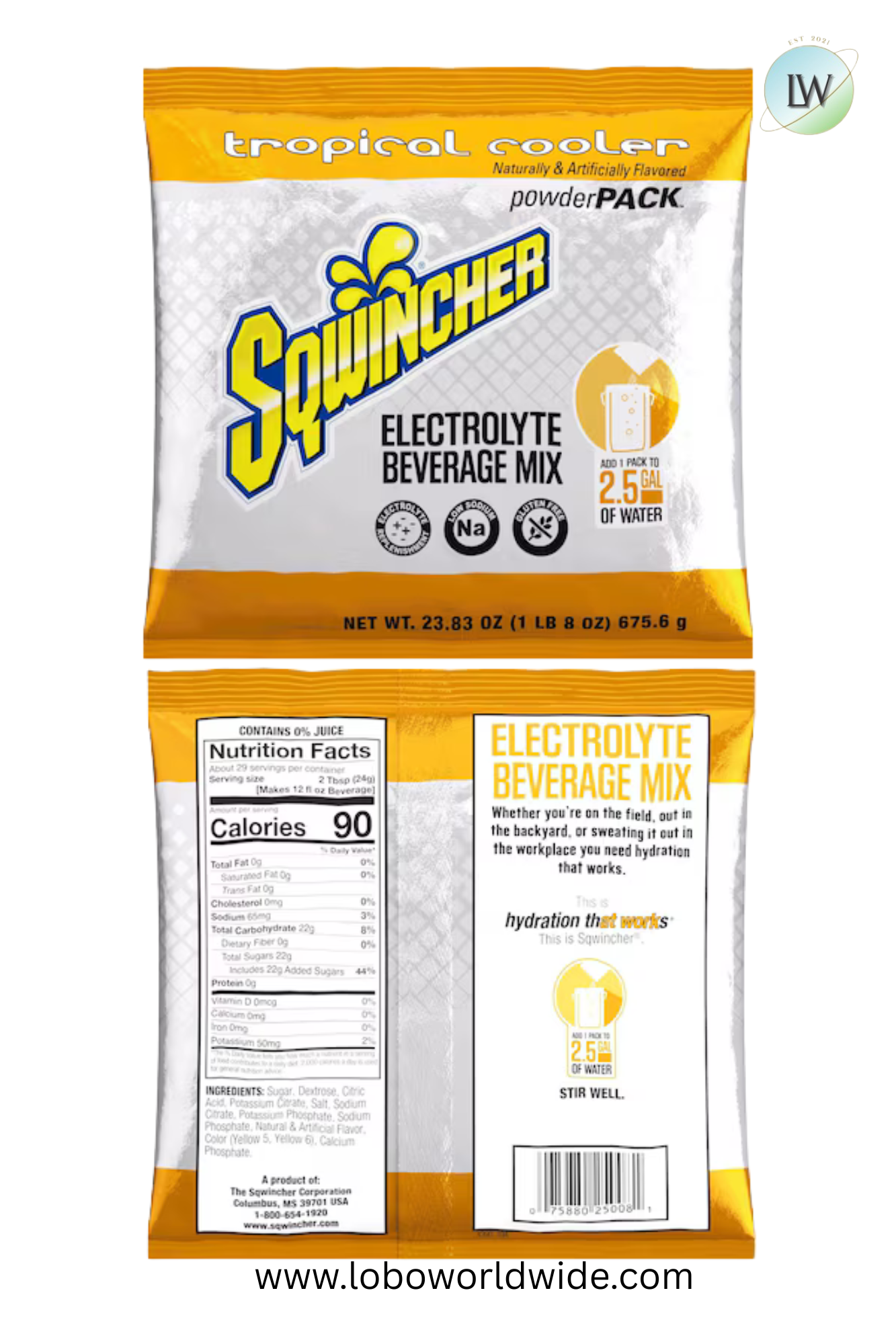 Sports Drink Mix Powder 23.83 oz.(Various Flavours)