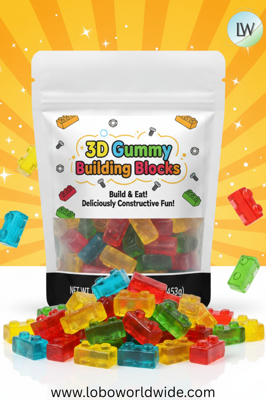 3D Gummy Building Blocks (Various Sizes)
