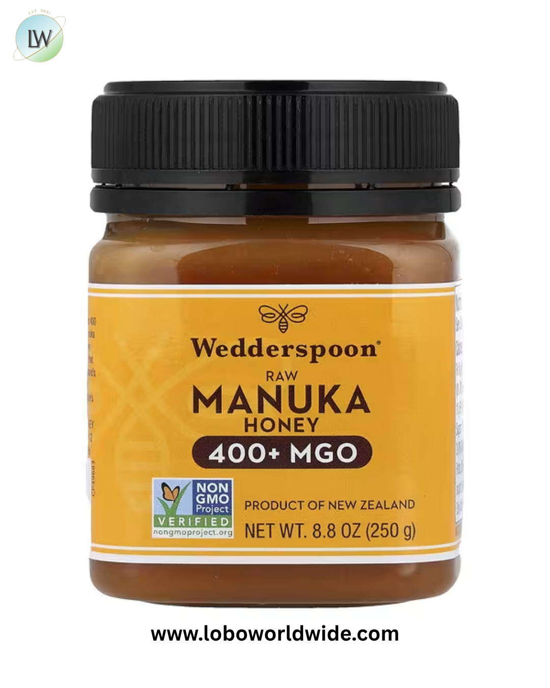 "Wedderspoon, Raw Manuka Honey, 8.8 oz (250 g)"